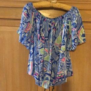 Lilly Pulitzer Style# 29785. Blue Peri. Pinch Pinch. Small. Worn once.